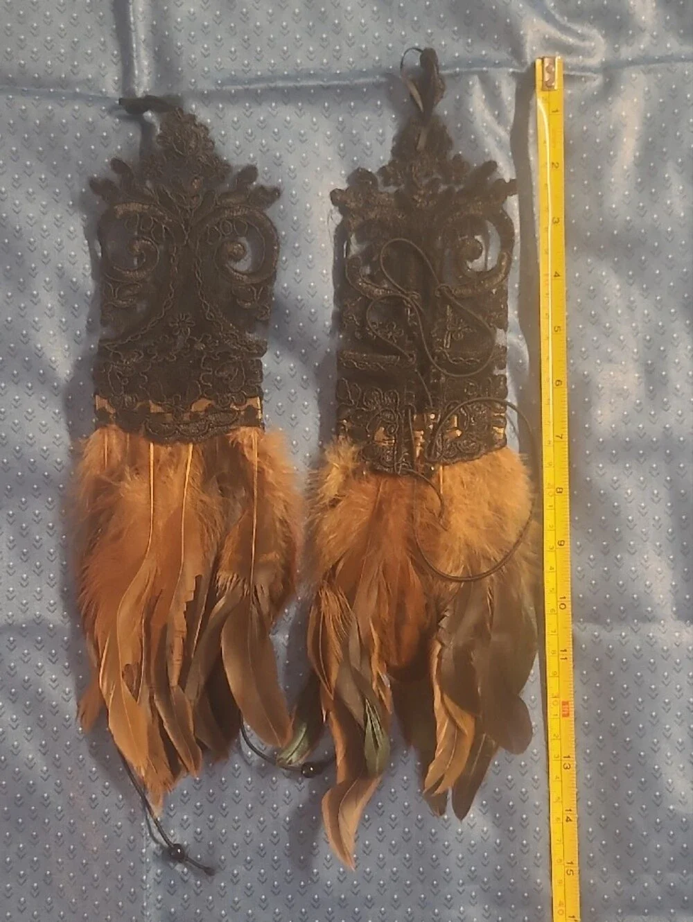 Lace And Feathers Wristbands